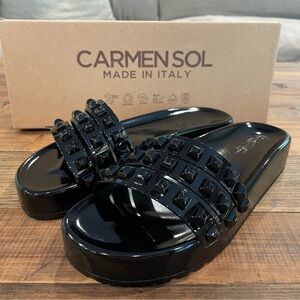 Carmen Sol Franco 3 Strap Slide